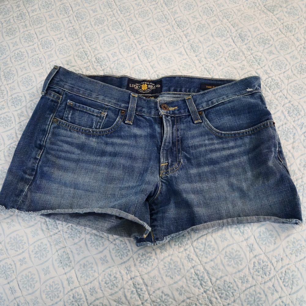 Lucky Brand Indigo Denim Cutoff Shorts